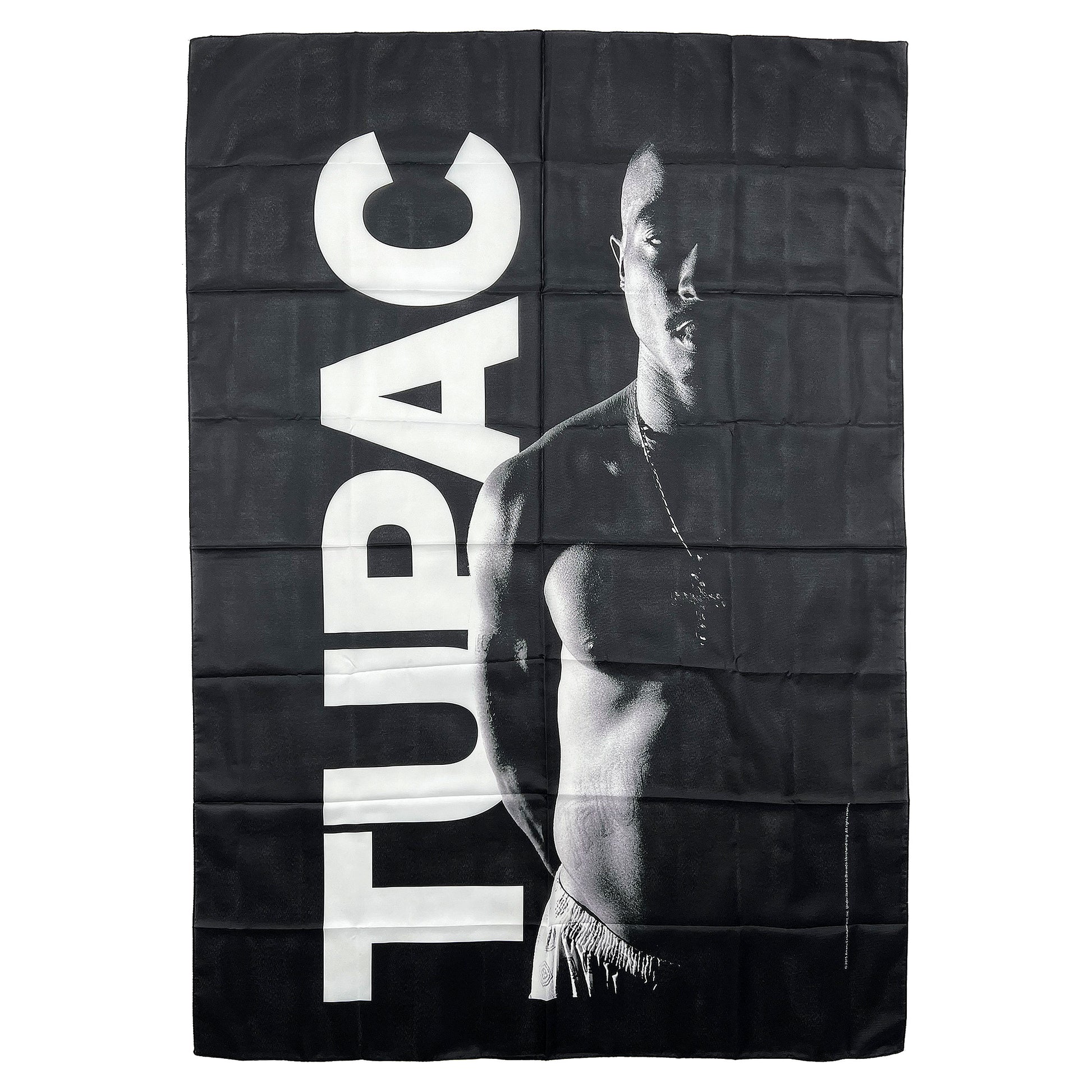 Tupac Side photo Poster Flag