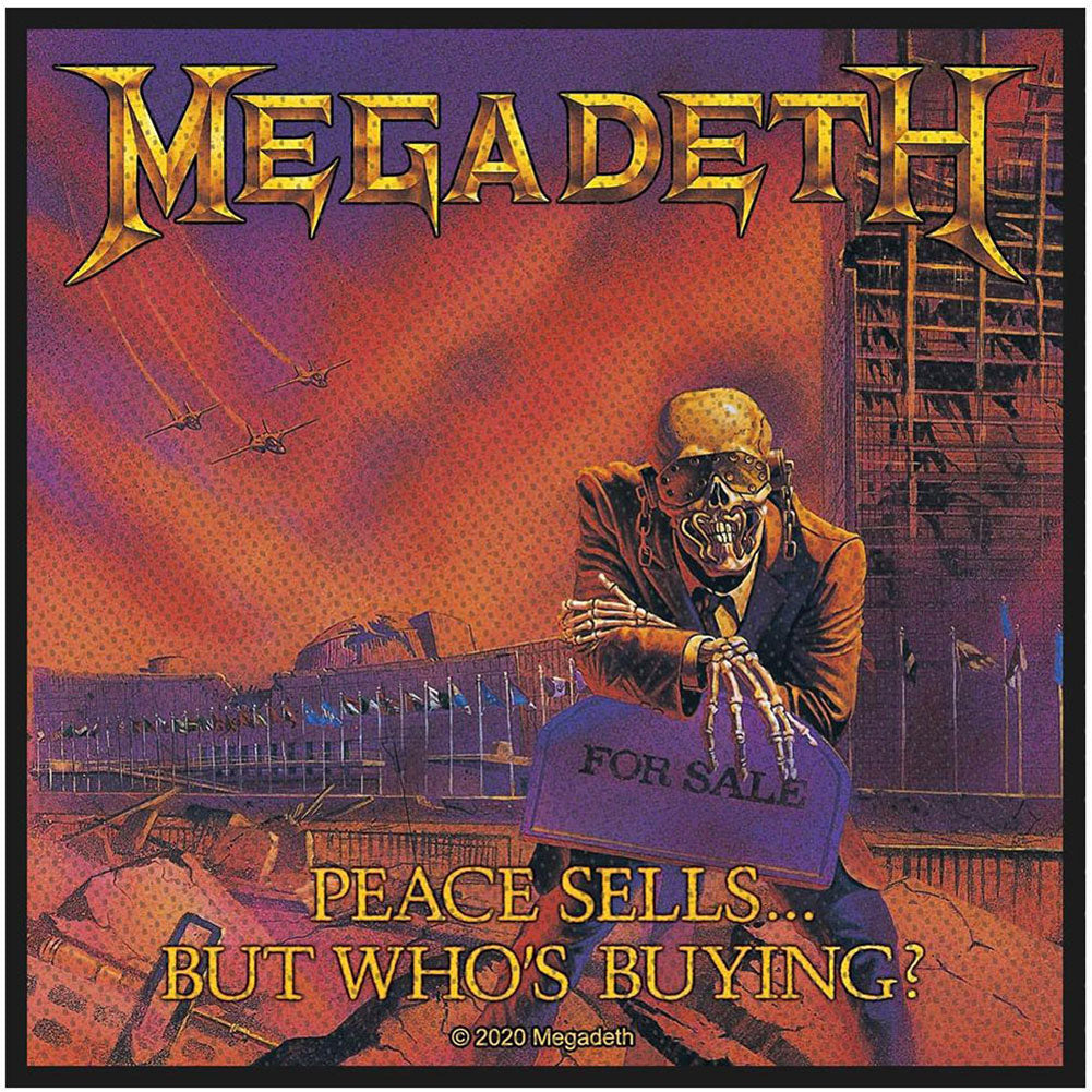 Megadeth Peace Sells Woven Patch