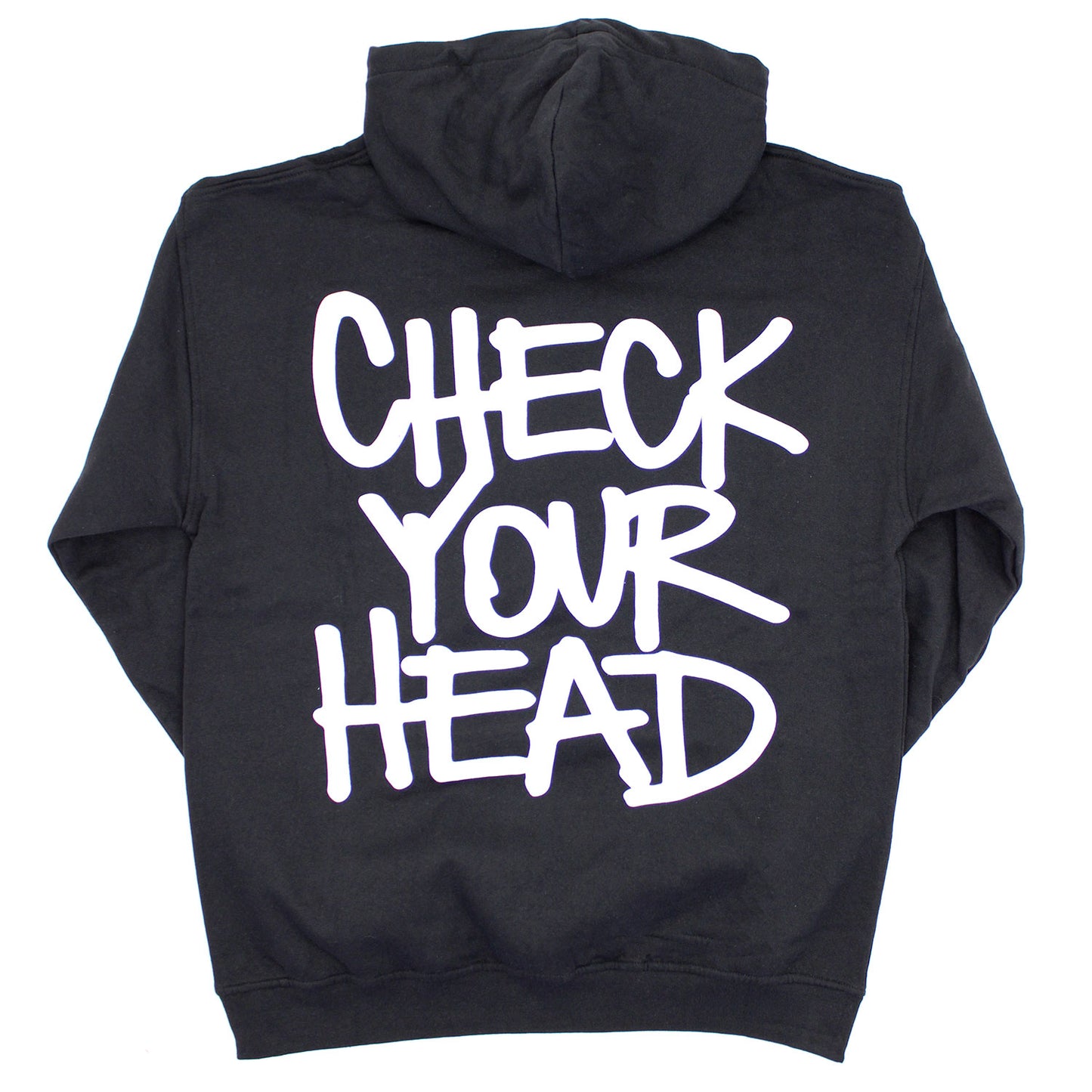 Check Your Head (Back Print) Hooded Sweatshirt