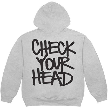 Check Your Head (Back Print) Hooded Sweatshirt