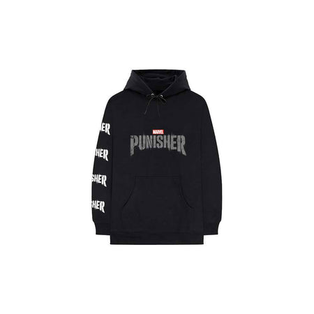Punisher Stamp (Back & Sleeve Print) Hooded Sweatshirt