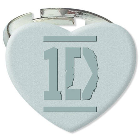 One Direction Silver Colour Heart Ring