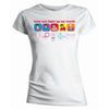 Line Drawing (Skinny Fit) Ladies T-Shirt Junior Top