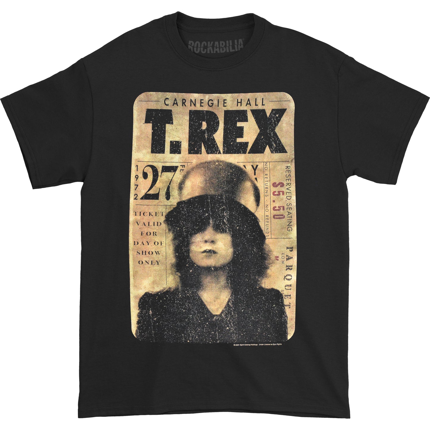 Concert Ticket Slim Fit T-shirt