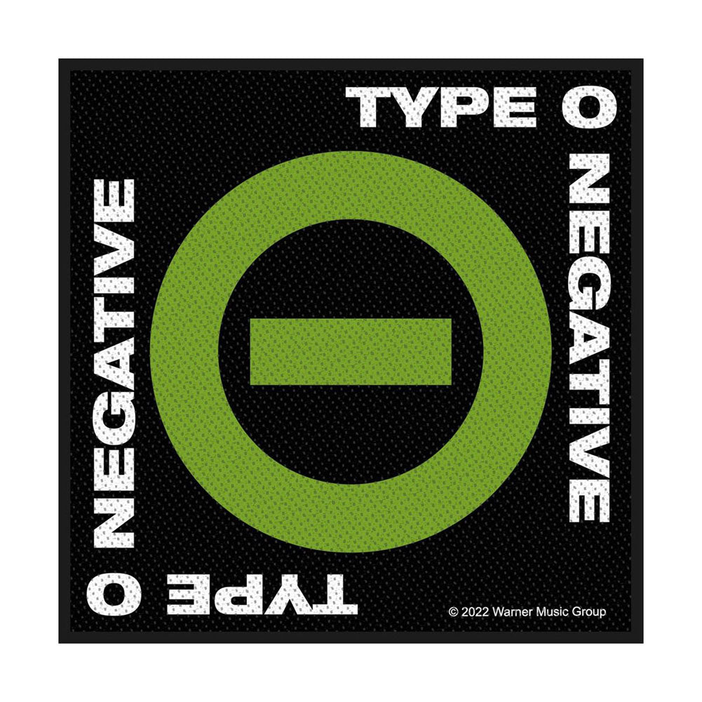 Type O Negative Negative Symbol Woven Patch