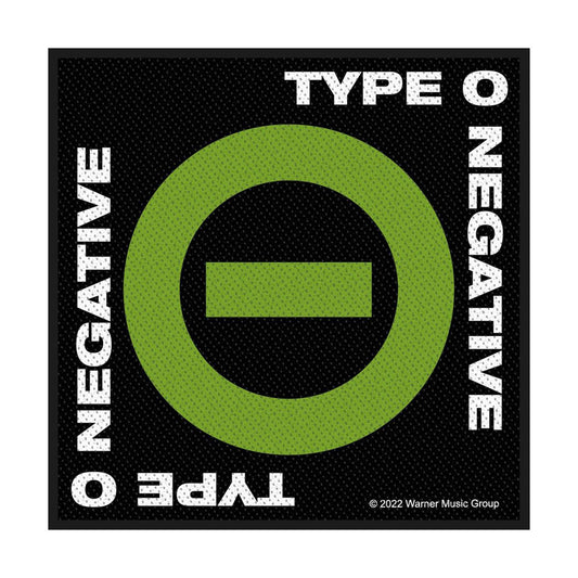 Type O Negative Negative Symbol Woven Patch