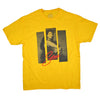 3 Strips Photo on Gold Tee T-shirt