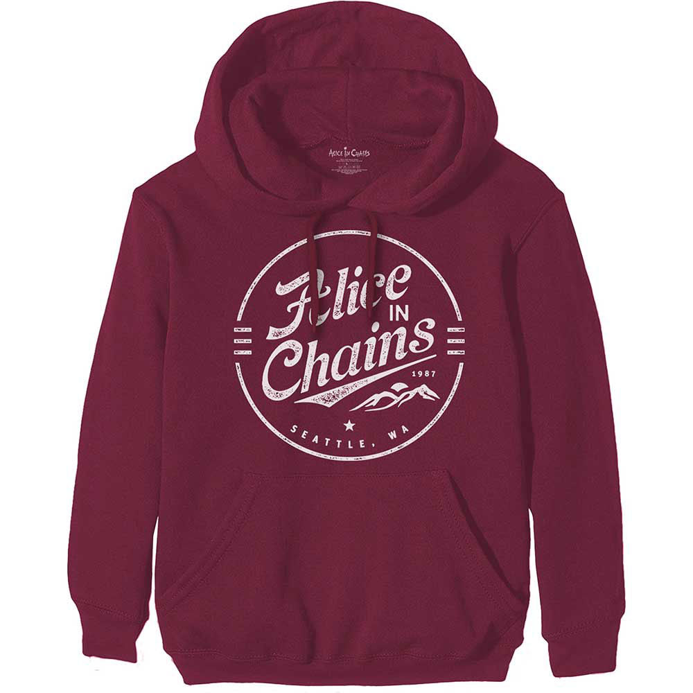 Alice In Chains Circle Emblem Hooded Sweatshirt