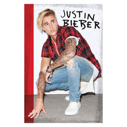 Justin Bieber Flannel Domestic Poster