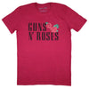 Red Roses on Maroon Tee T-shirt