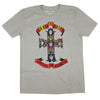 Colored Cross on Natural Tee T-shirt