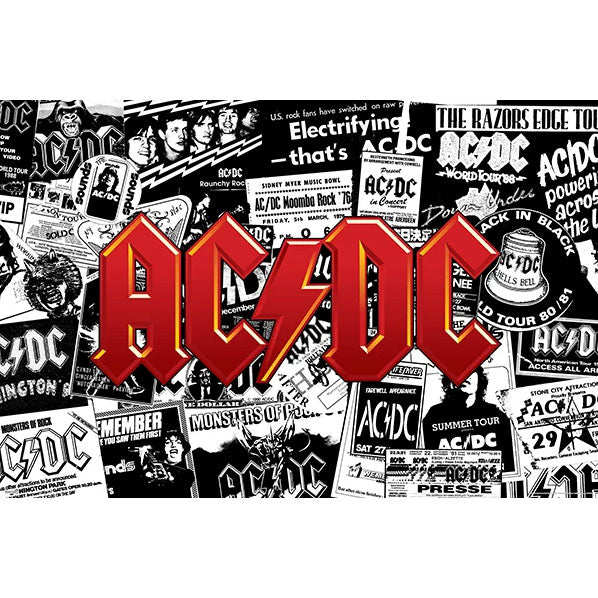 AC/DC Collage Domestic Poster 431923 | Rockabilia Merch Store