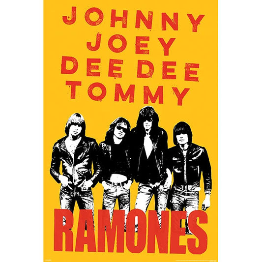 Ramones Johnny, Joey, Dee Dee, Tommy Domestic Poster