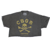 Skull Patch Oversize Crop Junior Top