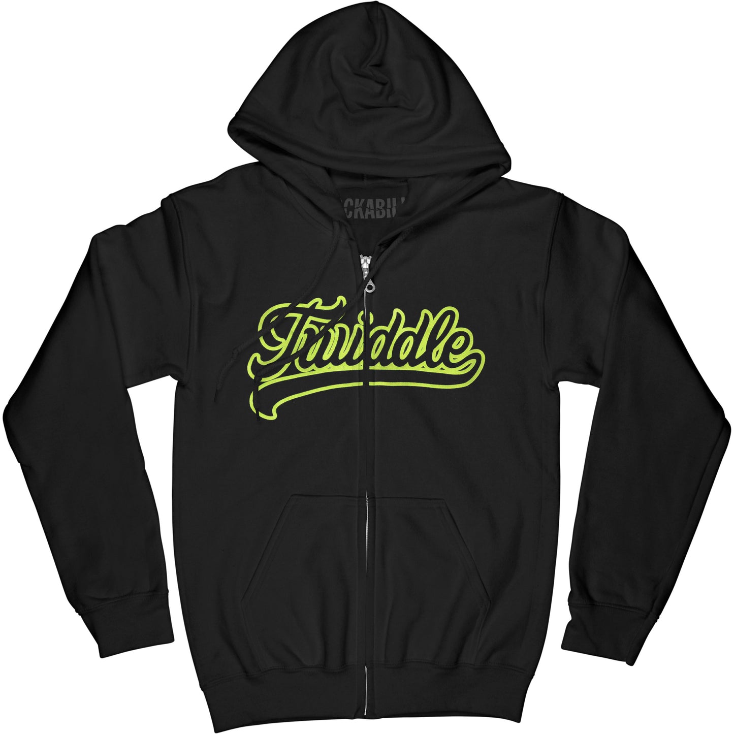 Twiddle Softball Logo Zippered Hooded Sweatshirt