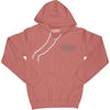 Diamond Red Zippered Hooded Sweatshirt