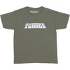Bubble Youth Military Green Slim Fit T-shirt