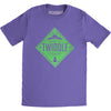 Gubb Purple Diamond Logo Slim Fit T-shirt