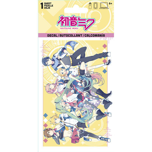 4 Color Decals Sticker Set