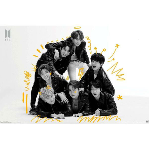 BTS MOS7 - BW Domestic Poster