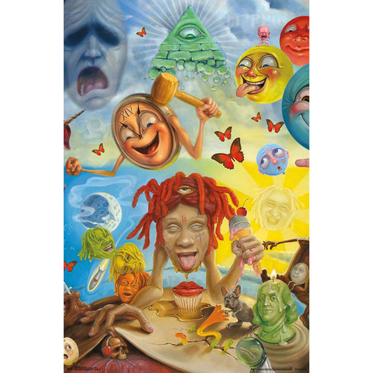 Trippie Redd Art Domestic Poster