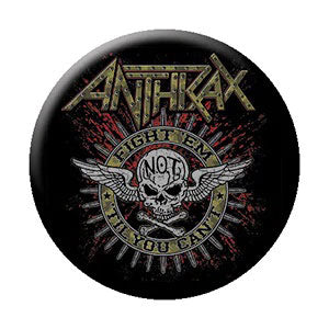 Anthrax Military Circle Button