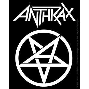 Anthrax Logo B&W Sticker