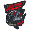 I Saw Red Embroidered Patch