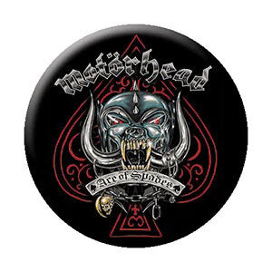 Motorhead Metallic Ace of Spades Button