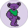 Purple Bear Button