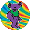 Purple Bear Button