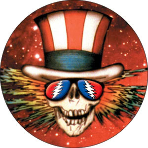 Grateful Dead Sam Head Button