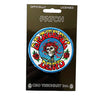 Skull & Roses Carded Embroidered Patch