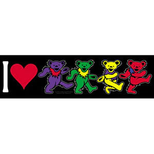 I Luv Bears Sticker