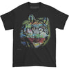 Paint Splattered Wolf Head T-shirt