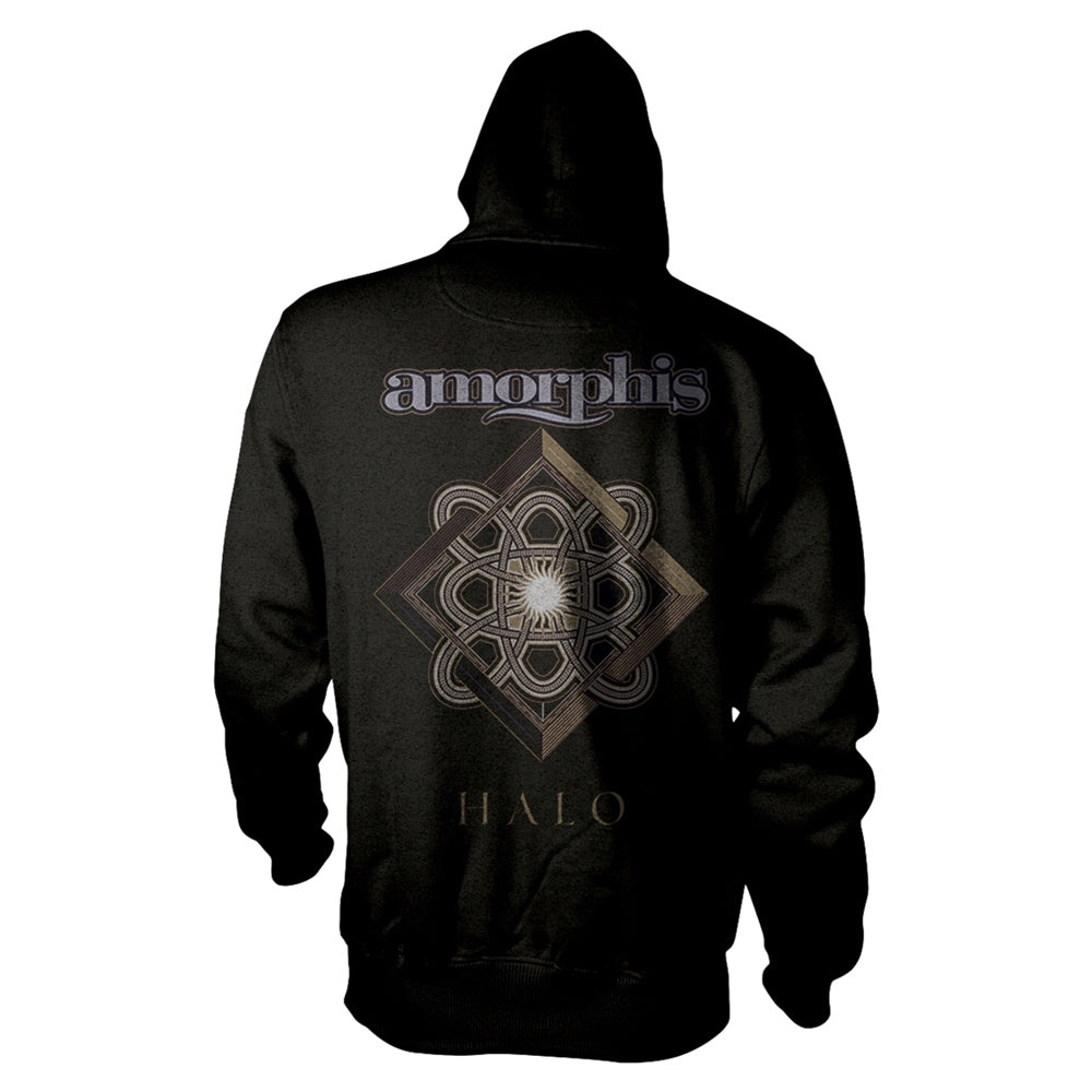 Amorphis Halo Zippered Hooded Sweatshirt