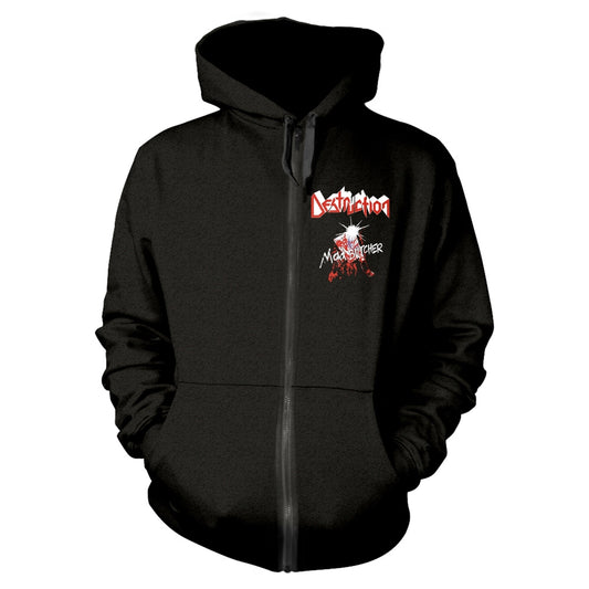 Destruction Mad Butcher Zippered Hooded Sweatshirt