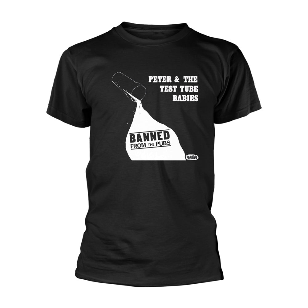 Peter & The Test Tube Babies Banned From The Pubs (black) T-shirt
