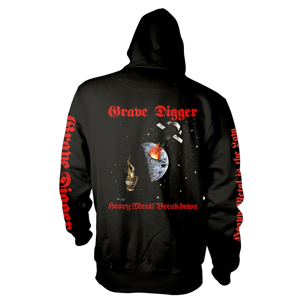 Grave Digger Heavy Metal Breakdown Hooded Sweatshirt