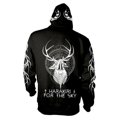 Harakiri For The Sky Deer Zippered Hooded Sweatshirt