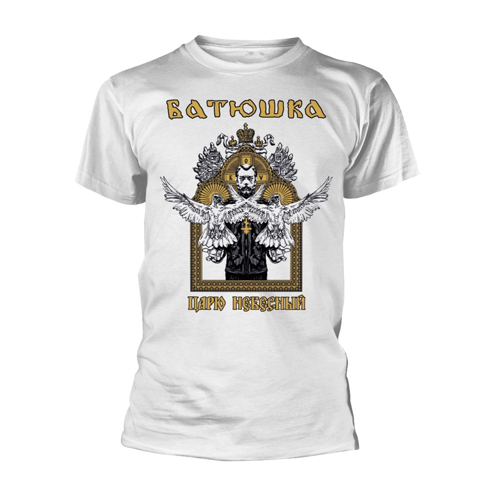 Batushka Carju Niebiesnyj (white) T-shirt