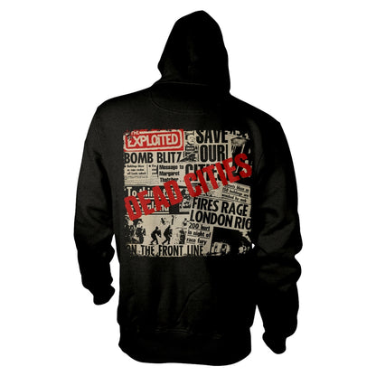 Exploited Dead Cities Zippered Hooded Sweatshirt