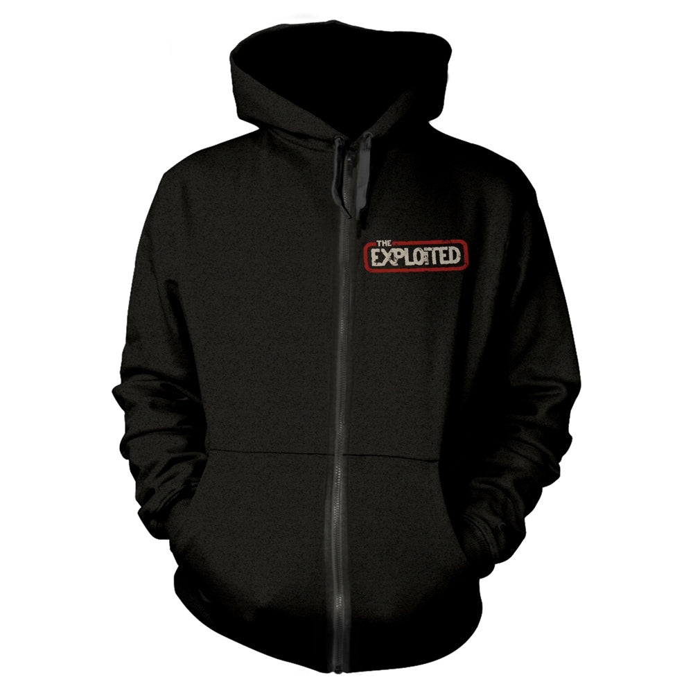 Exploited Dead Cities Zippered Hooded Sweatshirt