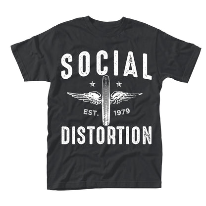 Social Distortion Winged Wheel T-shirt
