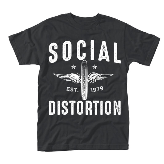 Social Distortion Social Distortion Winged Wheel T-shirt