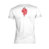 American Idiot Heart (white) Womens T-shirt