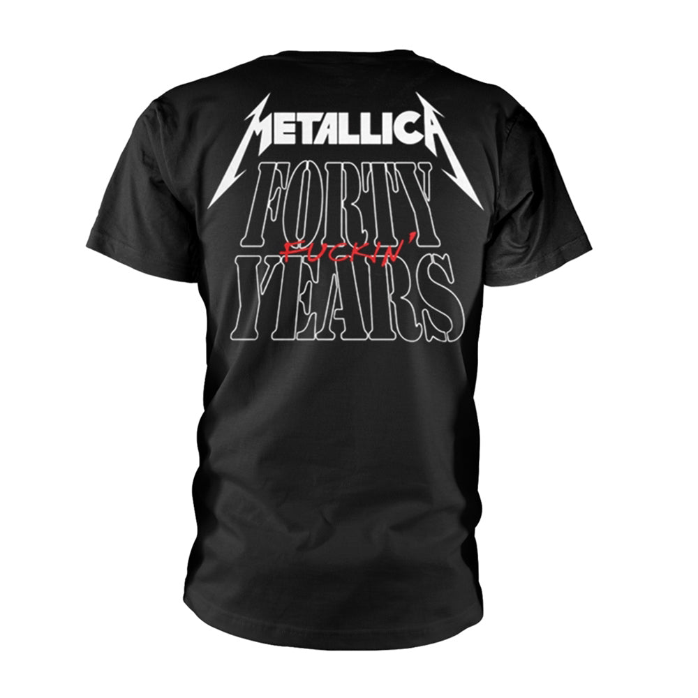 Metallica 40th Anniversary Forty Years T-shirt 434096 | Rockabilia ...