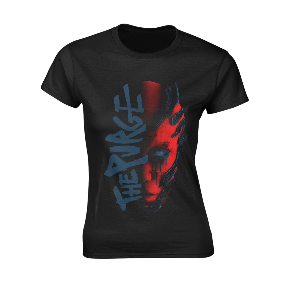 Within Temptation Purge Outline (red Face) Womens T-shirt