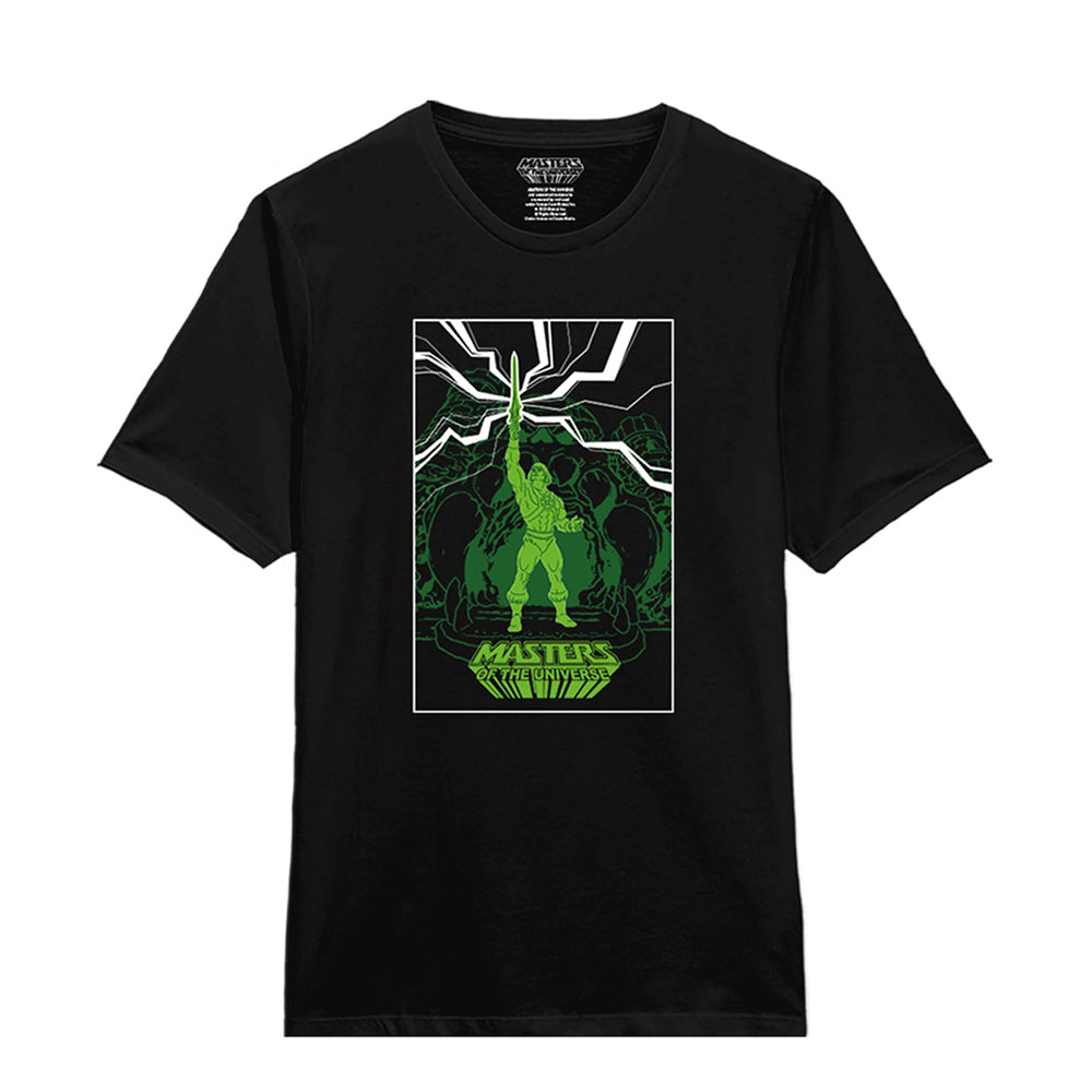 Masters Of The Universe He-man Lightning Green T-shirt