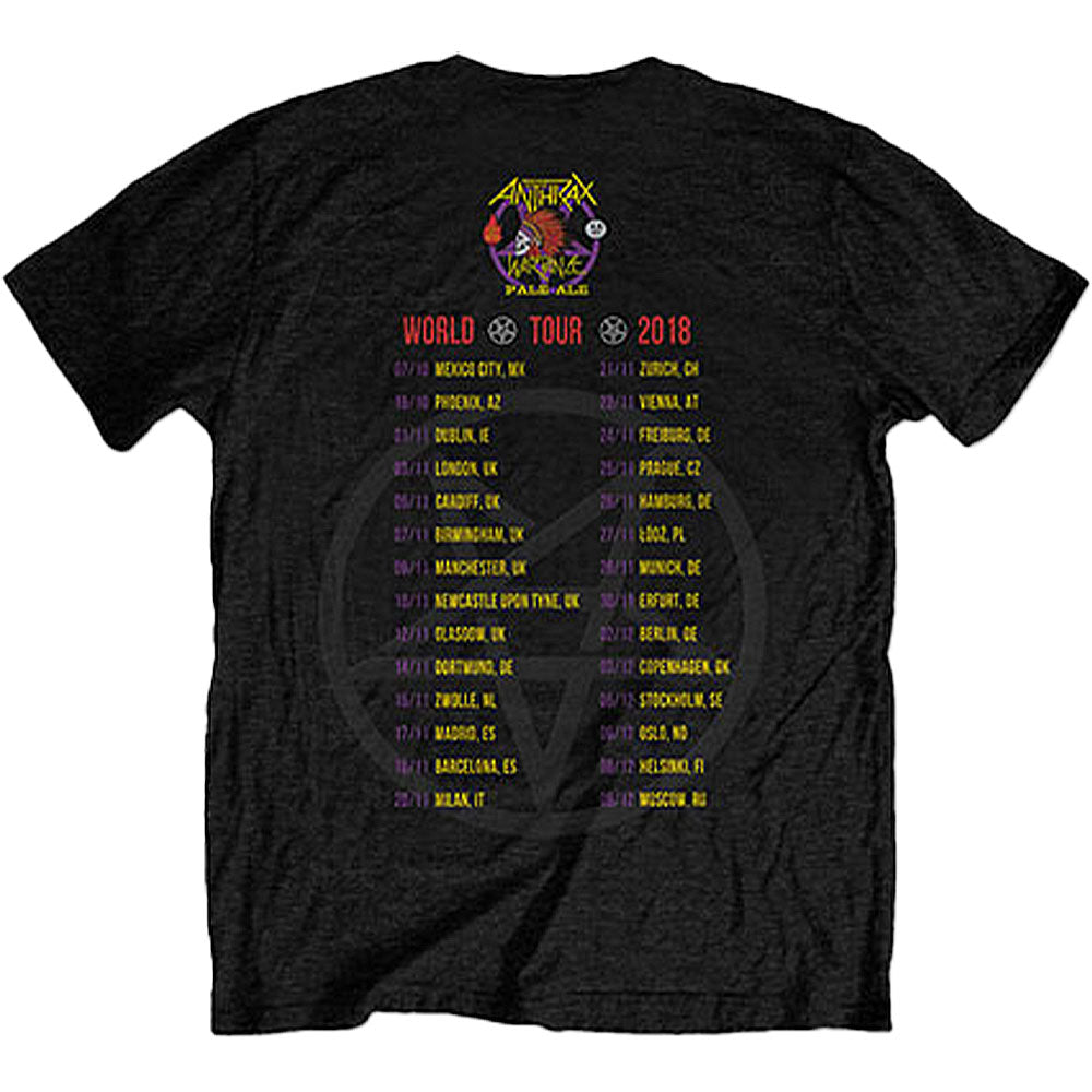 Anthrax War Dance Pale Ale World Tour 2018 T-shirt